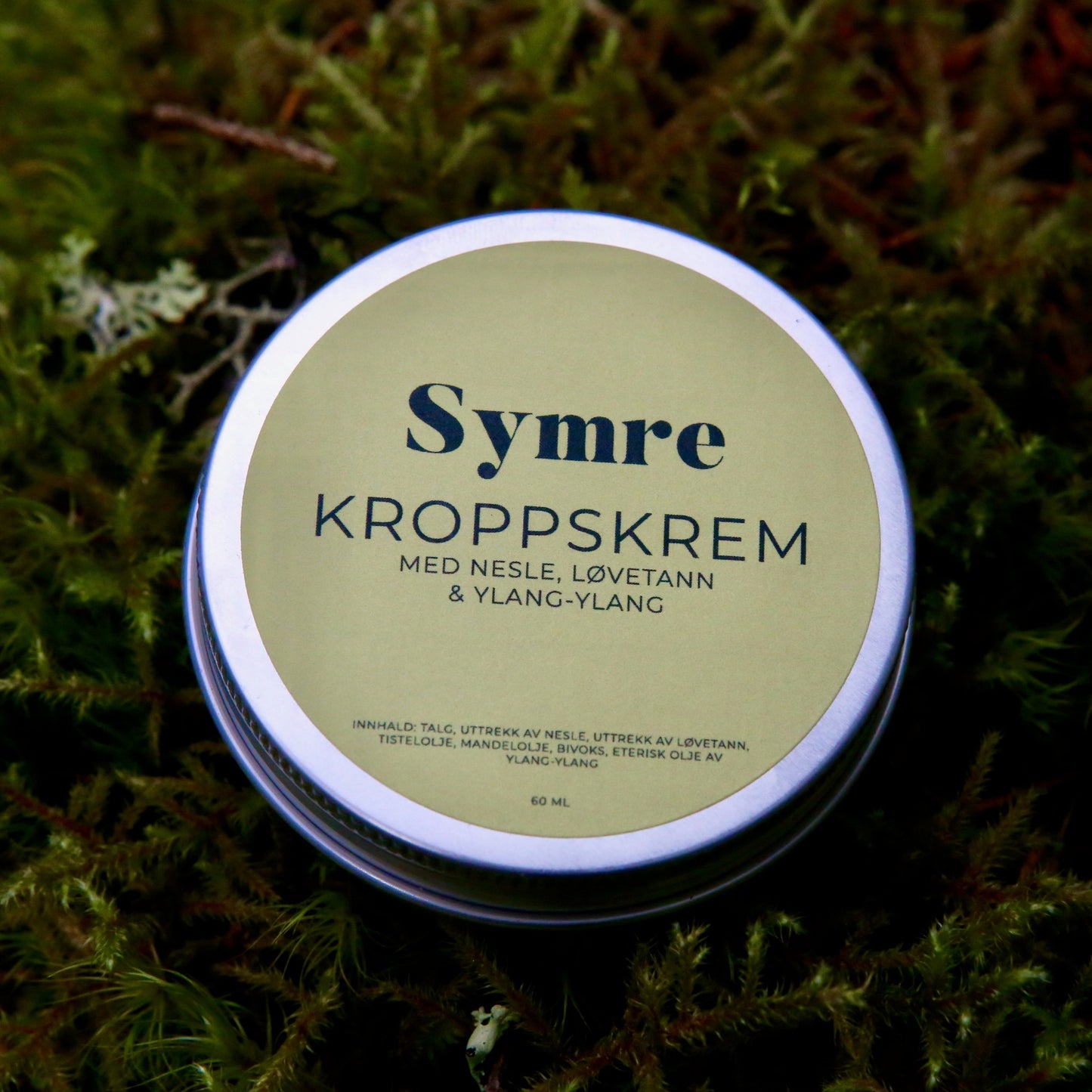 Kroppskrem med nesle, løvetann og ylang-ylang