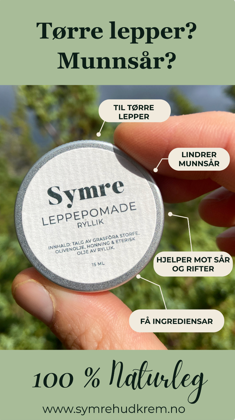 Leppepomade med ryllik & mynte